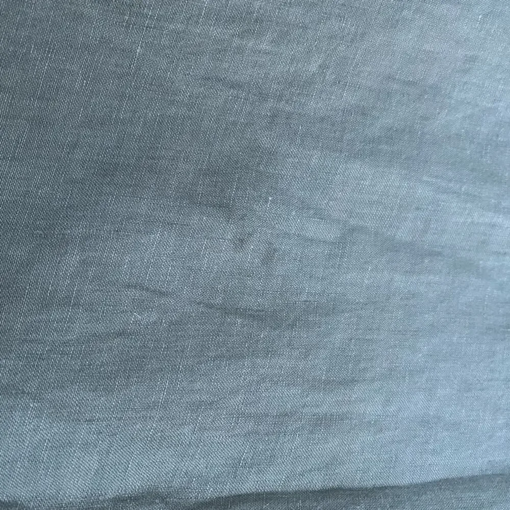 West Elm European Flax Linen Duvet Cover King Sage Green